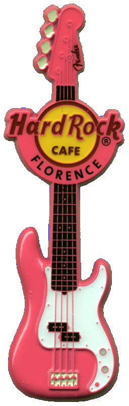 sprayed metal fender pink guitar 2013